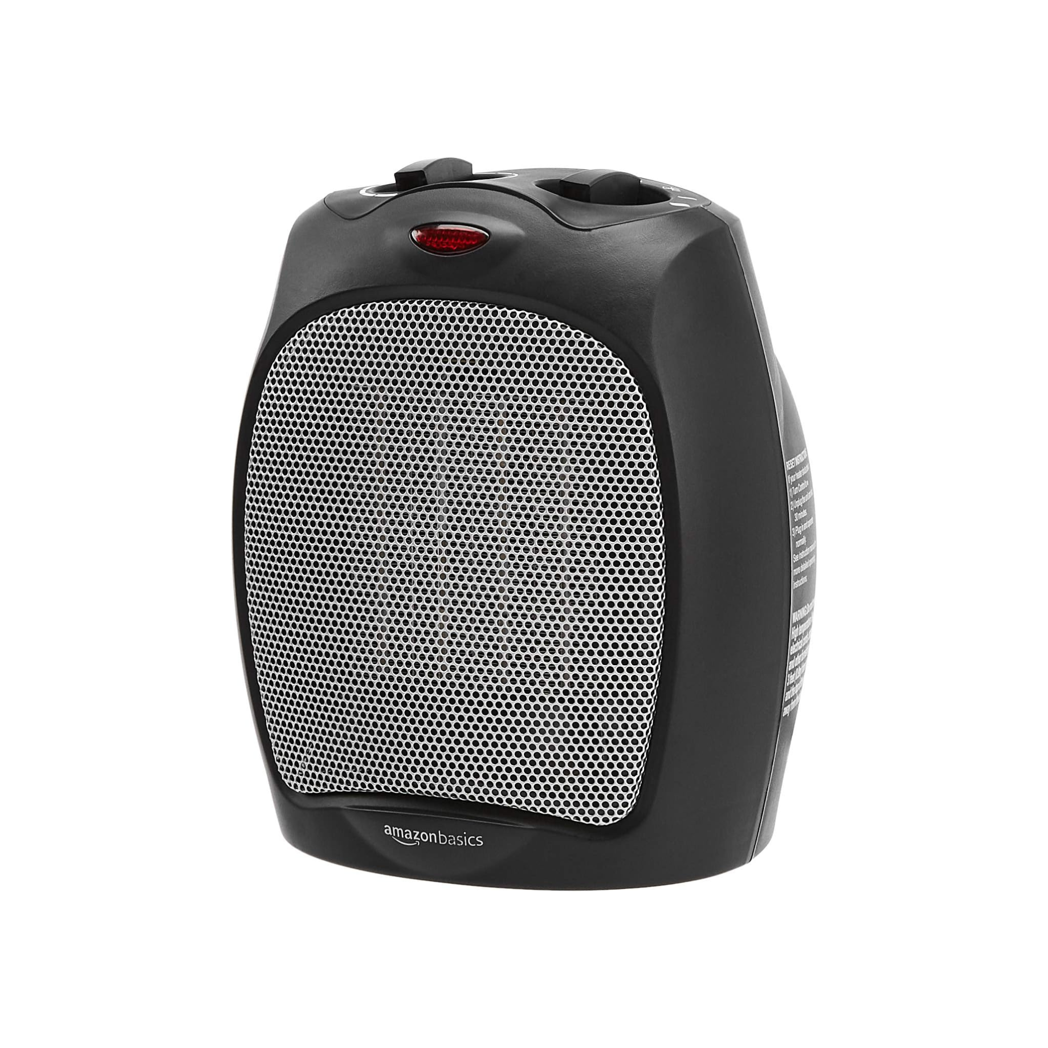Amazon Basics 1500w Ceramic Heater w/ Adjustable Thermostat
