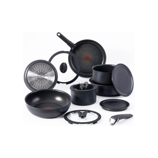 Juego de utensilios de cocina antiadherentes de inducción T-fal Ingenio de 14 piezas