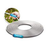 Manguera de jardín de metal y acero inoxidable Aqua Joe de 25 pies