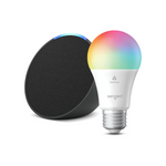 Echo Pop With Sengled Smart Color Bulb