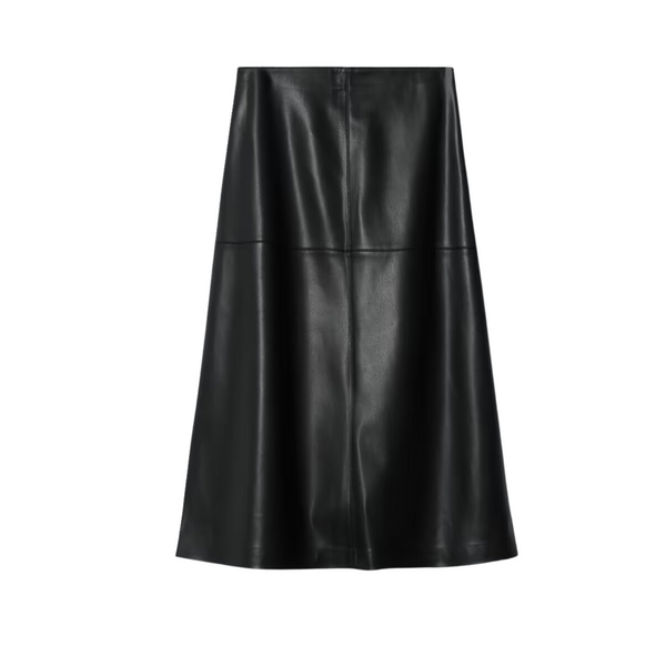 Mango Faux-Leather Skirt