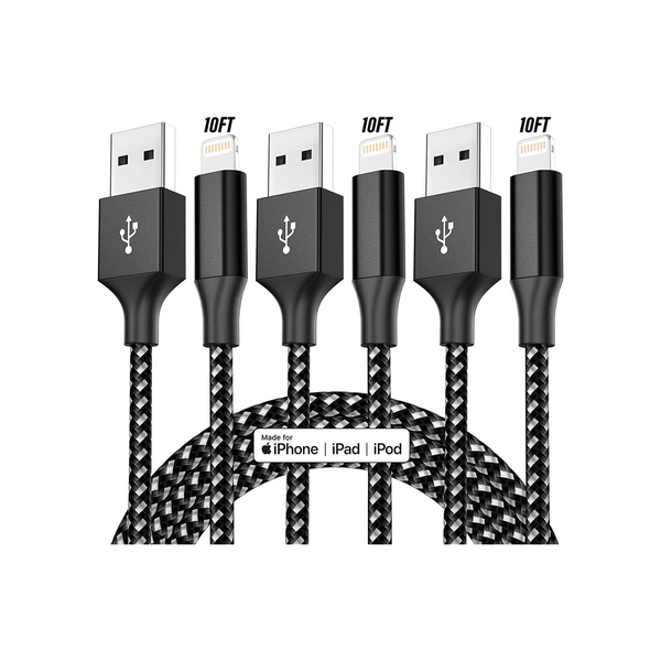 3 Fast Charging Lightning Cables