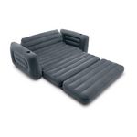 Sofá cama tamaño queen extraíble inflable 2 en 1 Intex con portavasos