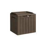 Homall 31 Gallon Outdoor Deck Box In Resin with Seat