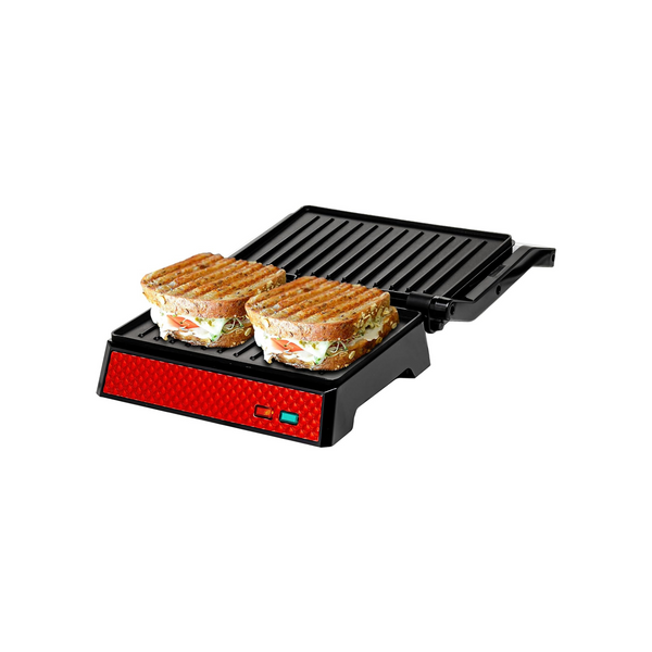Parrilla eléctrica para prensa de panini y sandwichera para interiores