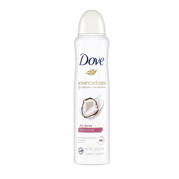Pack Of 12 Dove Advanced Care Dry Spray Antiperspirant Deodorant