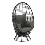 Sillón de exterior de metal Chando (2 colores)