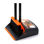 Upright Stand Up Broom & Dustpan Set with Scraper/Comb