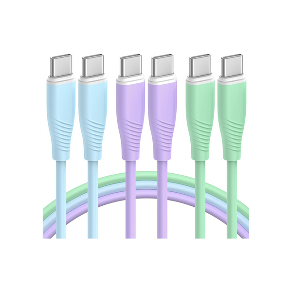 3 Fast Charging USB C Cables