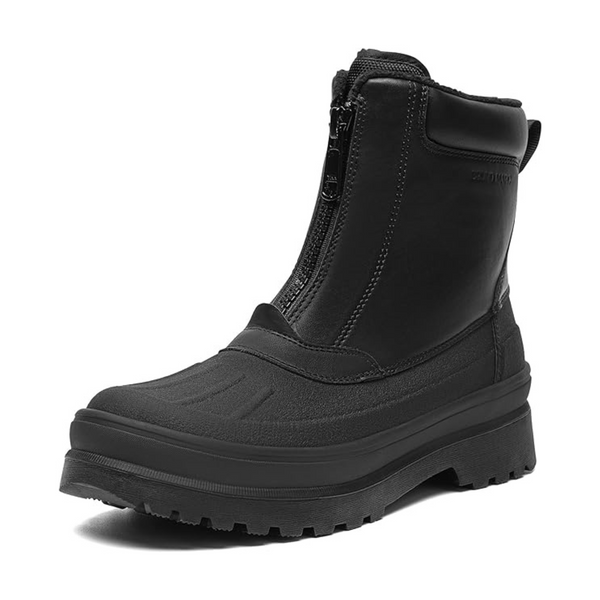 Bruno Marc Botas de nieve impermeables con aislamiento para hombre