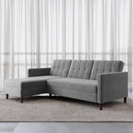 Reversible Sectional Futon with Chaise (3 Colors)