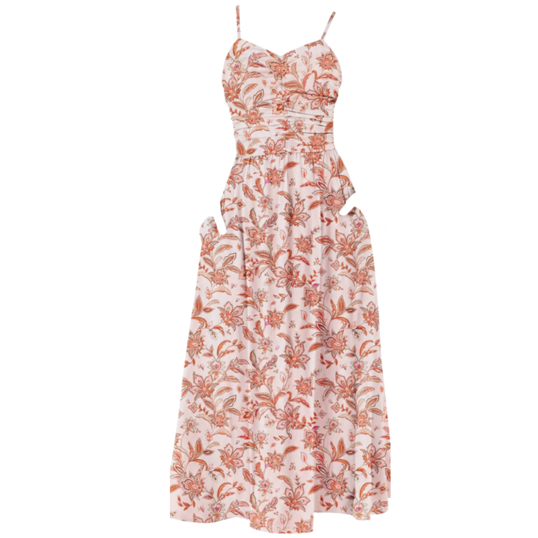 Women's Floral A-line Backless Maxi Dress (Various)