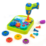 55-Piece Educational Insights Design & Drill Gears Workshop w/ Electric Toy Drill