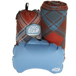 Hammock, Fleece Blanket, And Inflatable Pillow Bundle