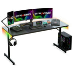 55" Large RGB Gaming Desk