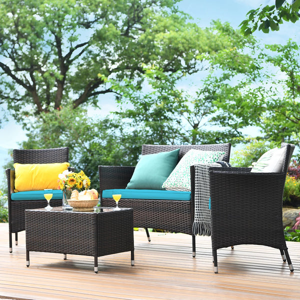 4 Piece Outdoor Patio Set