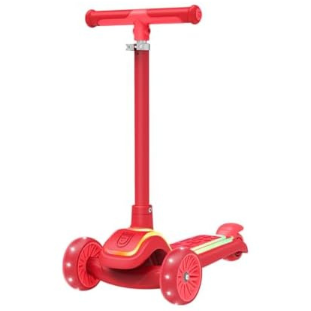 Jetson 3-Wheel Light-Up Foldable Kick Scooter (Halos Red)