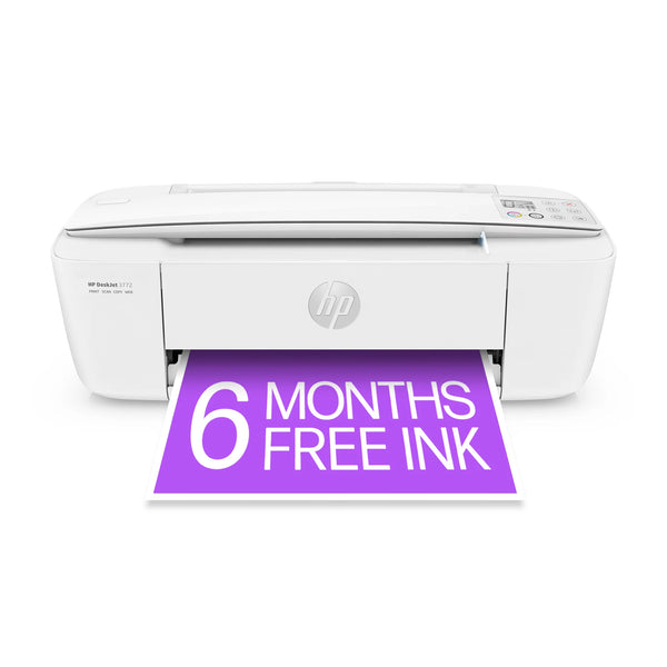 Impresora de inyección de tinta en color inalámbrica HP DeskJet todo en uno con 6 meses de tinta GRATIS