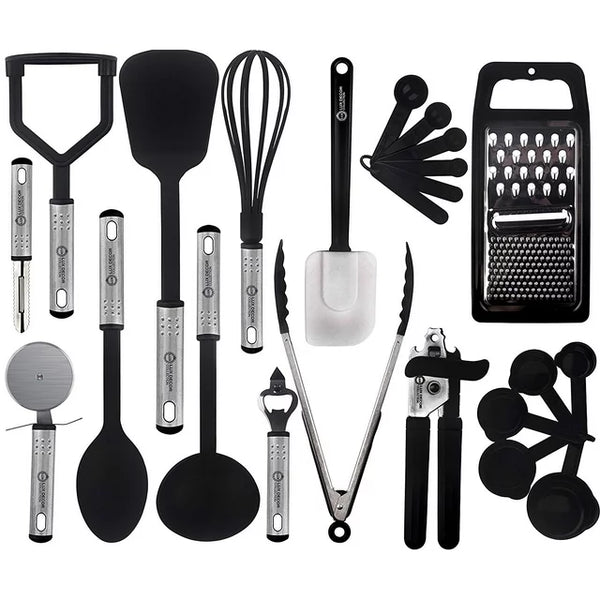 23 Piece Lux Decor Collection Cooking Utensils Set