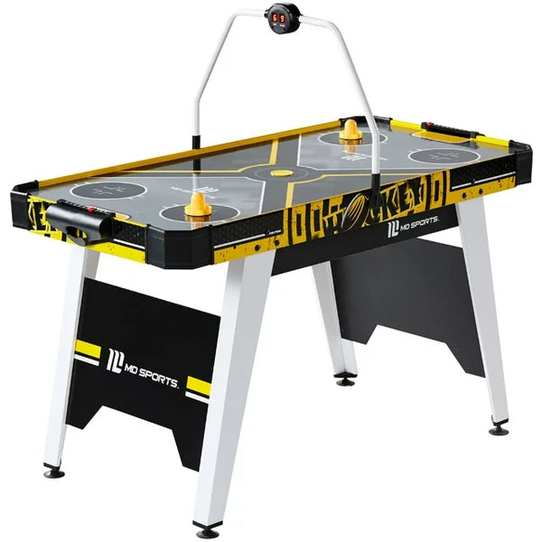 Mesa de juegos MD Sports Air Hockey con anotador electrónico de arriba