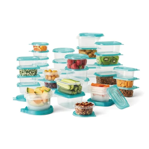 92 Piece Plastic Food Storage Container Set
