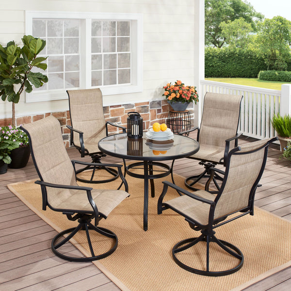 Juego de comedor para patio al aire libre Mainstays de 5 piezas