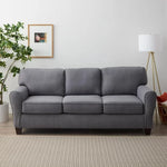 Mayview Marion Rolled Arm Fabric Sofa