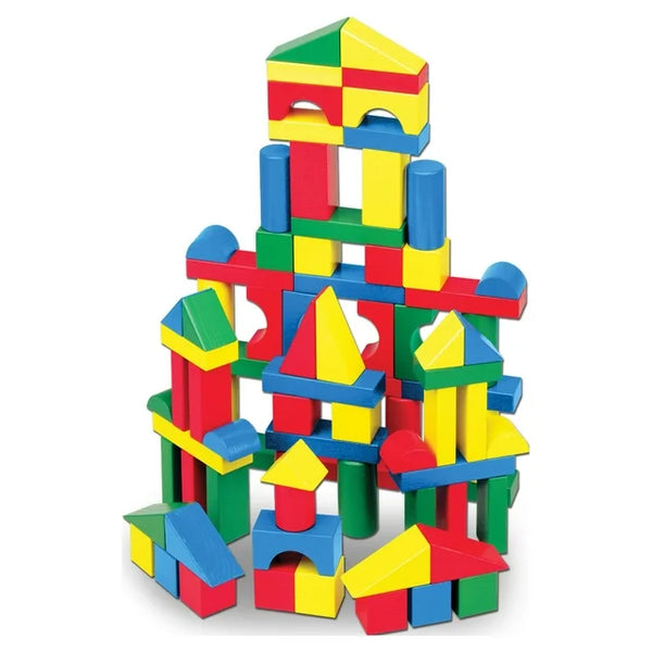 Juego de bloques de construcción de madera Melissa &amp; Doug de 100 piezas y más juguetes en oferta