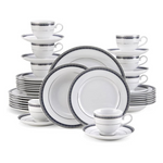 Mikasa Platinum Crown Cobalt 40-Piece Dinnerware Set