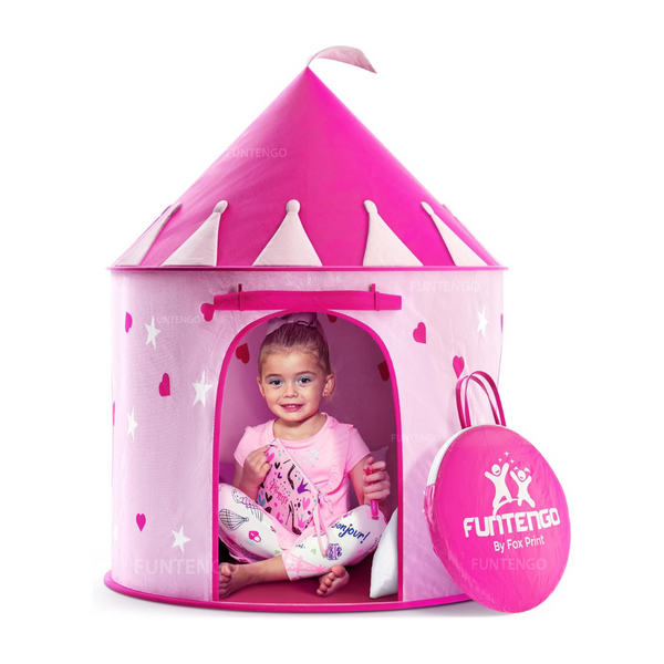 Princess Castle Play Tent with Glow in the Dark Stars