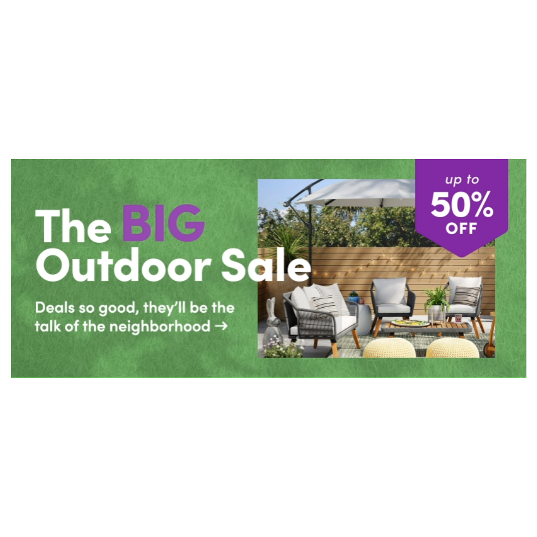 The BIG Outdoor Sale From Wayfair!