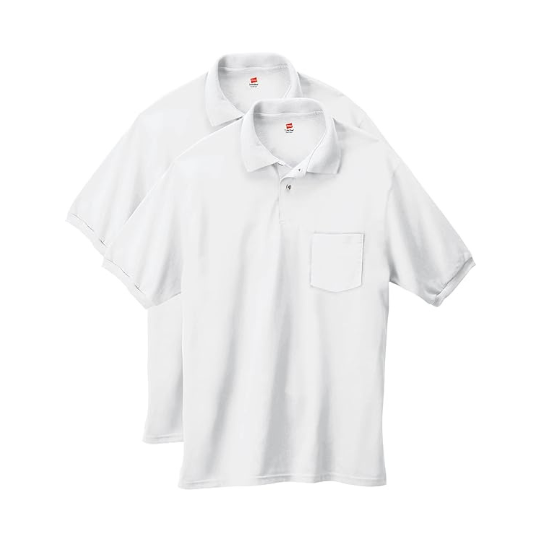 2-Pack EcoSmart Short-Sleeve Polo Shirts (5 Colors)