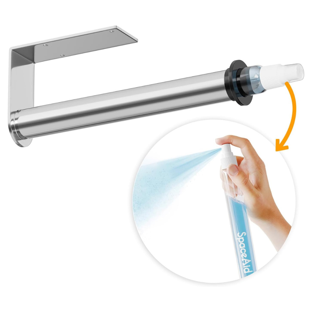 Spray Neat Paper Towel Holder with Spray Bottle