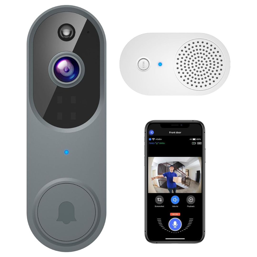 1080P Smart Wireless Video Doorbell Camera