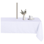 Outdoor Washable Waterproof Tablecloth with Umbrella Hole and Zipper