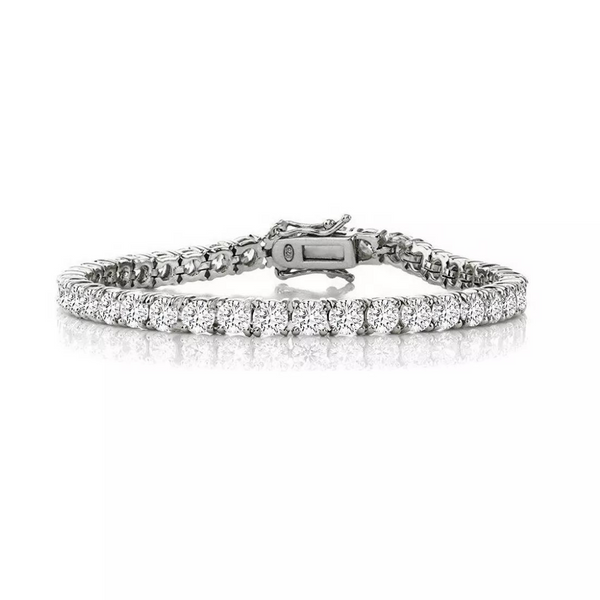 Exquisite 4MM Cubic Zirconia Tennis Bracelet