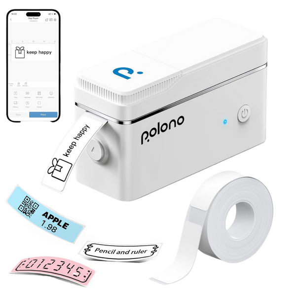 Portable Bluetooth Thermal Label Maker Machine with Tape