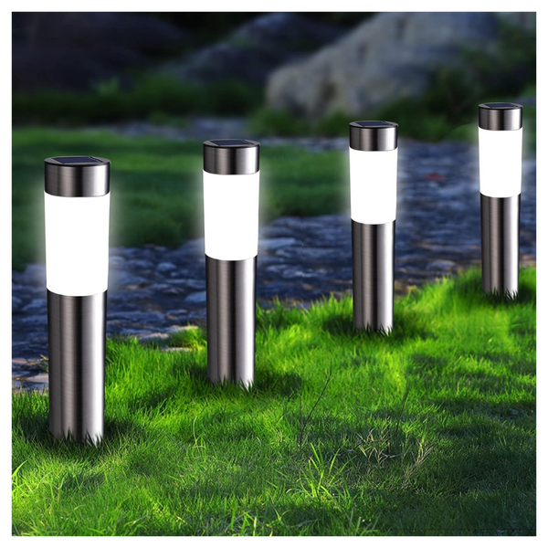 4-Pack Modern Design Solar Landscape Lighting