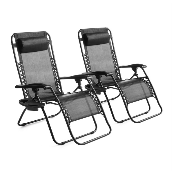 2 Zero Gravity Lounger Chairs