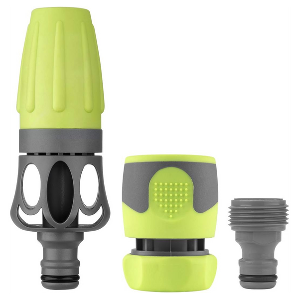 3-Piece Garden Hose Nozzle Kit