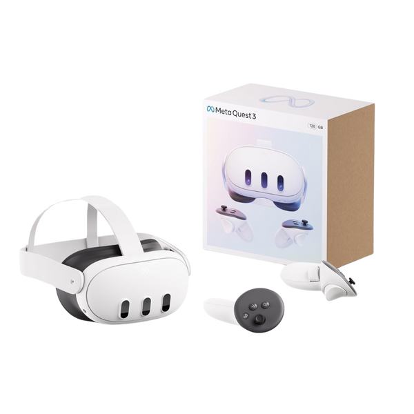 Meta Quest 3 VR Headset Bundle + 1 Year Tripp