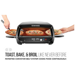 Chefman Food Mover Stainless Steel Conveyor Toaster Oven