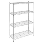 Heavy Duty 4 Shelf Wire Shelving Unit