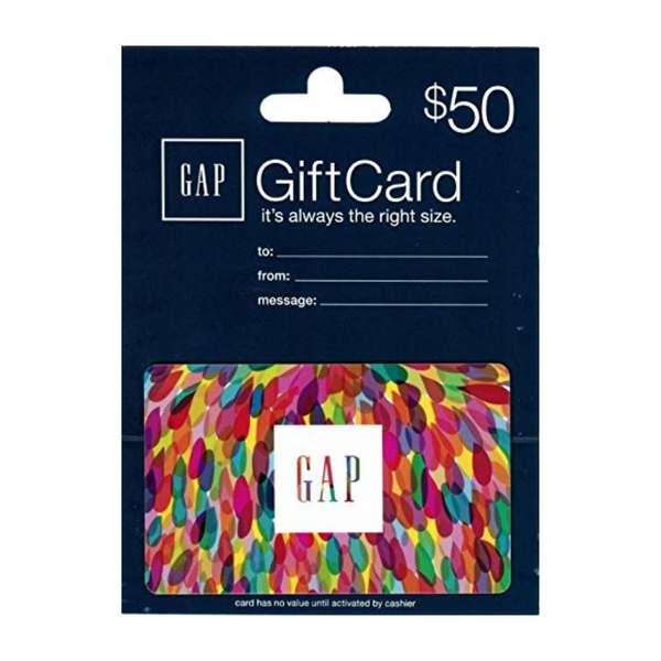 Tarjeta de regalo de $ 50 en Gap Old Navy Banana Republic