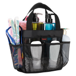 Mesh Shower Caddy Tote w/ 8 Pockets (6 Colors)