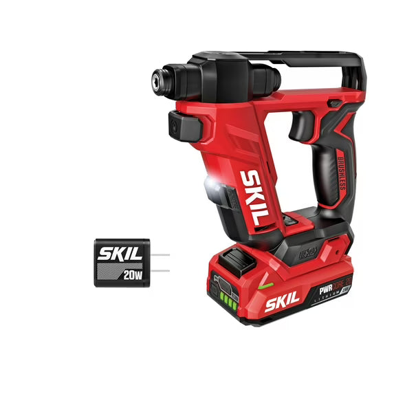 SKIL PWR Core 20 Brushless 20V Flip Drill Driver Kit W/ 2.0 Ah Battery & Charger