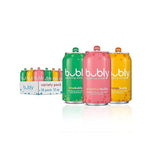 18 Cans Of Bubly Sparkling Water, Tropical Thrill Variety Pack