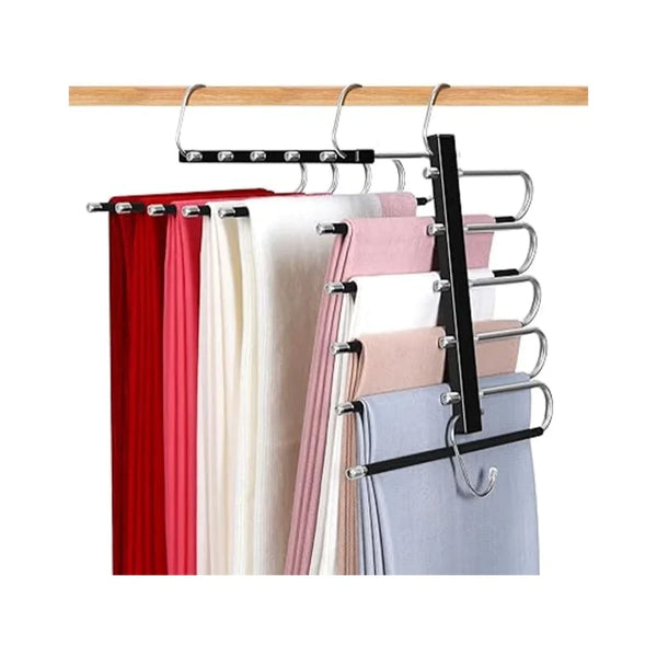 2 Pack Stainless Steel Pants Hangers for Closet Organizer