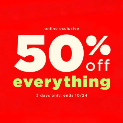 Get 50% Off Everything At Old Navy