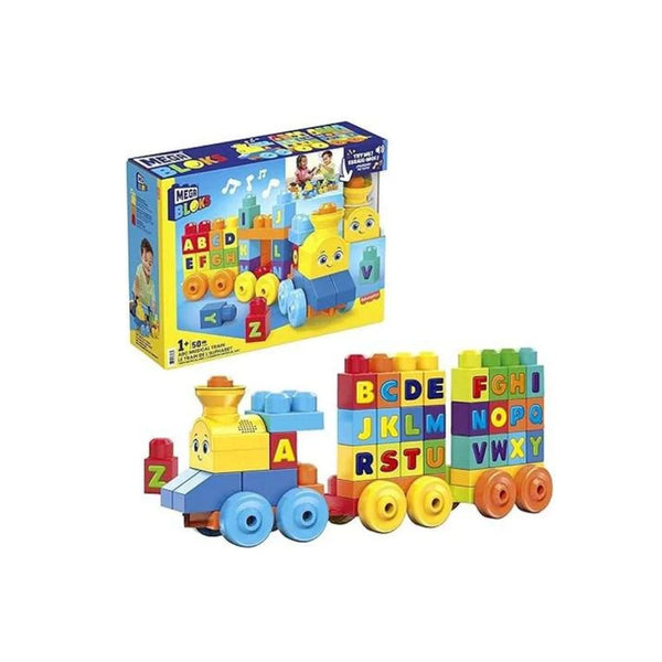 Mega Blocks ABC Musical Train with 50 Pieces